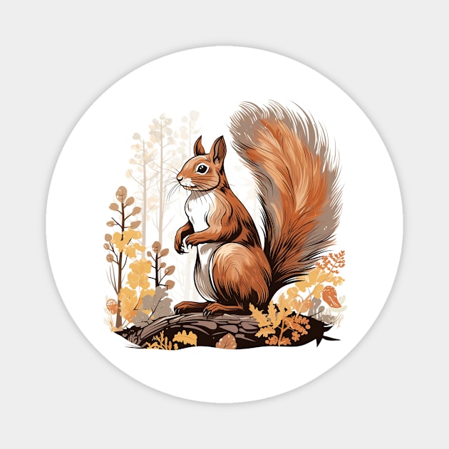 Squirrel Whisperer Magnet by zooleisurelife